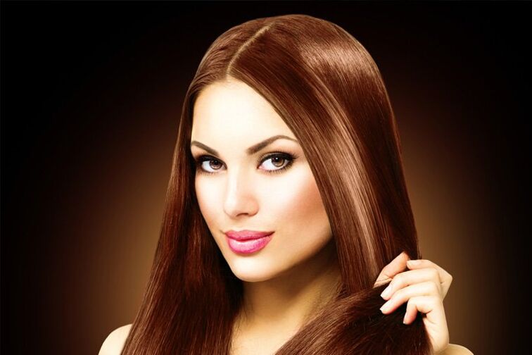 Gelatinemaske zur Haarpflege